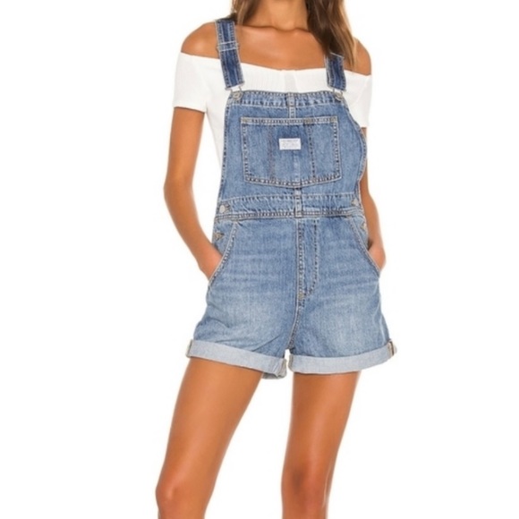 Levi's Pants - Levi’s Denim Short Overalls Shortalls